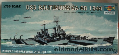 Trumpeter 1/700 USS Baltimore CA-68 1944 Heavy Cruiser, 05725 plastic model kit